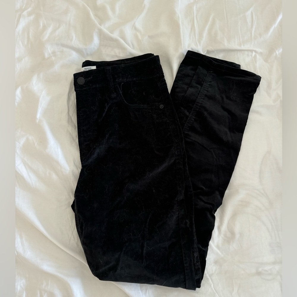 Black Velvet Jeans